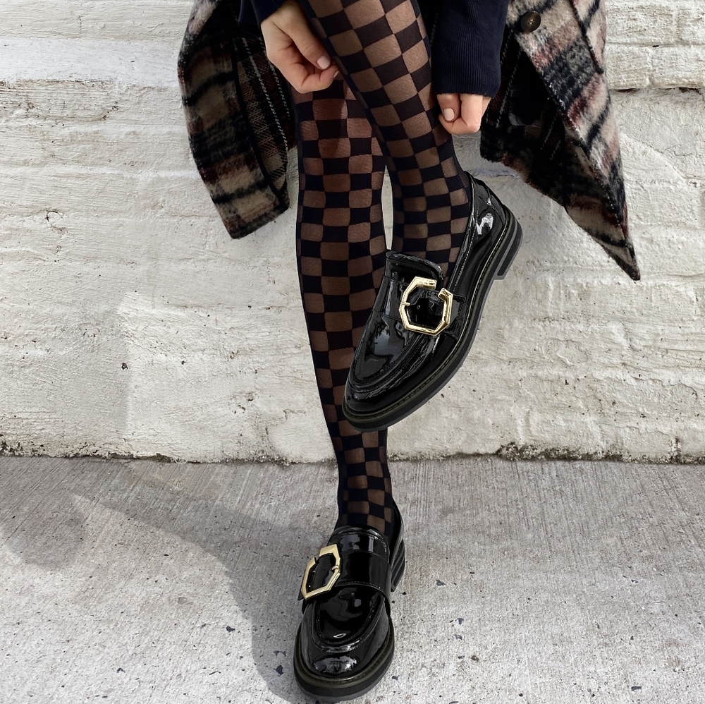Buckle Strap Loafer Patent Leather